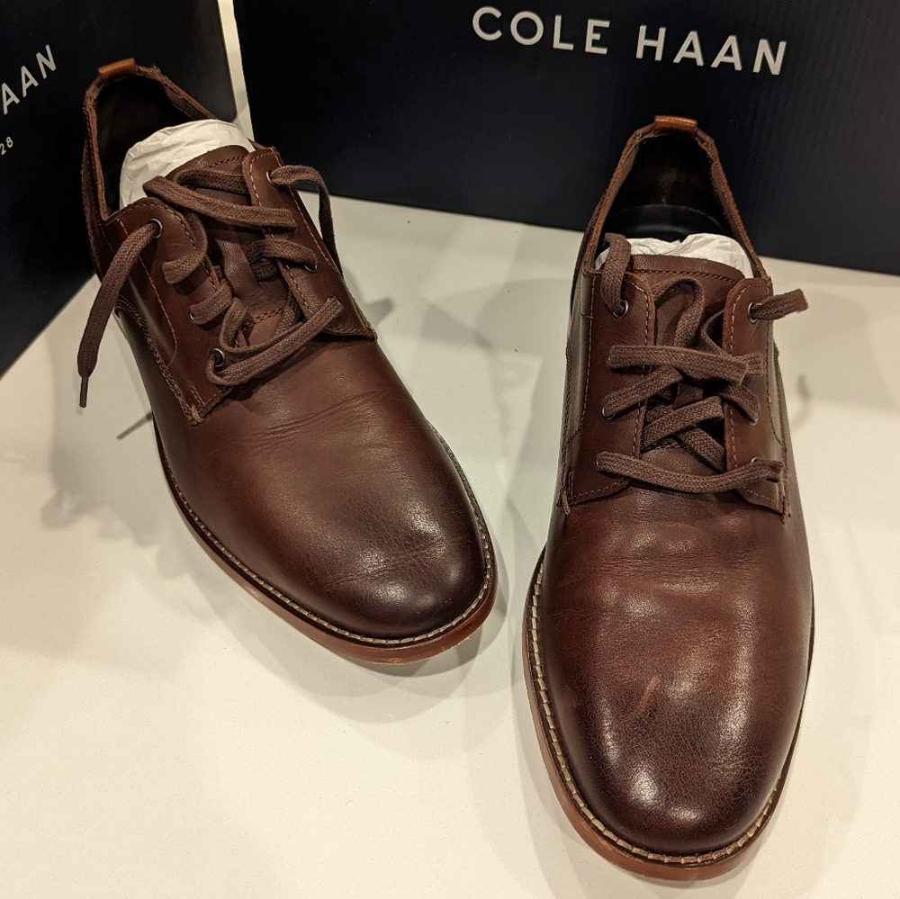 Cole Haan Grand 360 Brown Dress Shoes Men's SZ 9US
